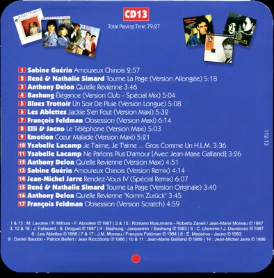 Les Années 80 Versions MAXI 45 t. CD Compilation Rareté VOL.1 CD13 - Image 1 of 2
