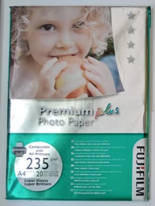 FUJIFILM PREMIUM plus Photo Paper Inkjet 20 Blatt 235g Inkjet A4 Hochlanz Glossy - Afbeelding 1 van 6