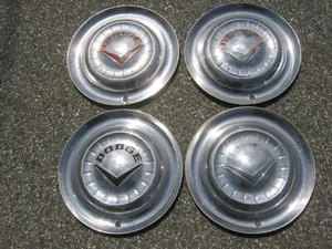 Genuine 1953 Dodge Coronet Meadowbrook 15 inch hubcaps wheel covers - Picture 1 of 24