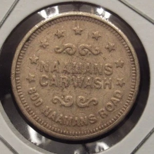 Vintage Naamans Car Wash Wilmington, DE Token - Delaware - Picture 1 of 2