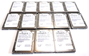 Job Lot of 13 x Hitachi 40GB Laptop 2.5" HDD Harddrive Sata HTS541640J9SA00 Used - Afbeelding 1 van 3