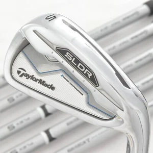 6pcs TaylorMade SLDR Irons Set 5-6-7-8-9-P PW TM7-214 Stiff RH Golf Club Iron 82 - Picture 1 of 19
