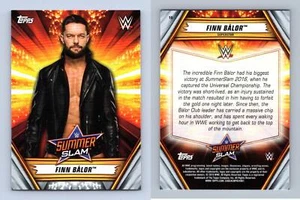 Finn Balor #10 WWE SummerSlam 2019 Topps Trading Card - Picture 1 of 1