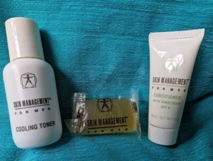 Mary Kay Skin Management For Men Travel size Cleansing Bar, Toner, Conditioner - Picture 1 of 2