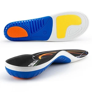 VALSOLE Plantar Fasciitis Insoles High Arch Support Inserts Orthotic Insoles ... - Picture 1 of 6