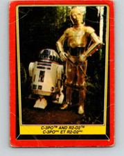 1983 OPC Star Wars Return Of The Jedi #8 C-3PO and R2-D2  V42194