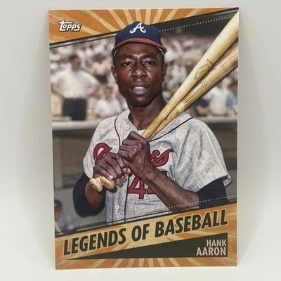 Topps Legends of Baseball 2021 Hank Aaron #7 ATL Foto 1 de 2