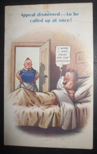 WW1 BAMFORTH Comic WEHRSCHRIFT Humor BERUFUNG ABGEWIESEN SOFORT ABGERUFEN - Bild 1 von 1