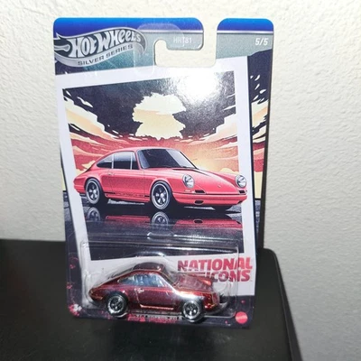 2025 Hot Wheels Серебряная серия National Icons '67 Porsche 911 R CHASE - Изображение 1 из 4