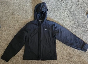 Chaqueta con Capucha ADIDAS Para Hombre Negra Climawarm Cremallera Completa Talla M - Imagen 1 de 11