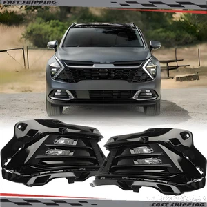 Front Bumper LED Fog Light DRL Driving Light Fit For Kia Sportage LX EX SX 23 24 - Picture 1 of 22