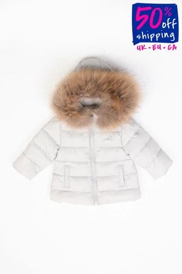 RRP €120 CESARE PACIOTTI 4US Baby Quilted Jacket Size 6M Hood Embroidered - Image 1 of 3