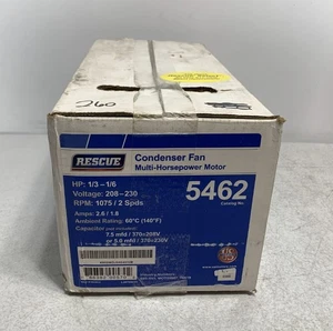 Motor ventilador condensador Rescue 5462 1/3-1/6HP 208-230V 1075RPM - Imagen 1 de 4