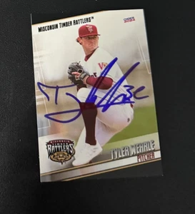 Tarjeta de béisbol autografiada firmada por Tyler Wehrle 2024 Wisconsin Timber Rattlers c - Imagen 1 de 2