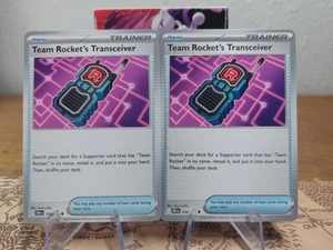 2x Team Rocket's Transceiver 178/182 Sv10: Destined Rivals Regular - Picture 1 of 1