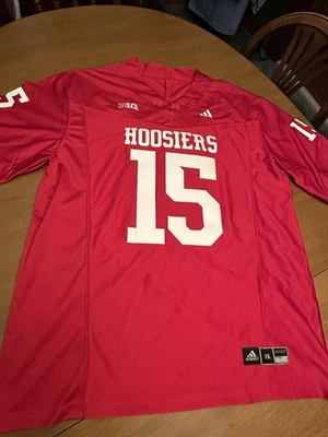 Camiseta de fútbol de la Universidad de Indiana, Heisman - Mendoza #15 Hoosiers, Big 10, 2XL Foto 1 de 4