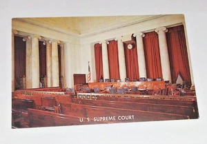 Postkarte USA Supreme Court Room Vintage PE 218 Free USA Shipping - Bild 1 von 4