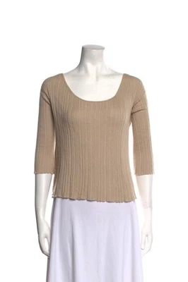 Suéter Prada cuello redondo - marrón/tostado medio Foto 1 de 4