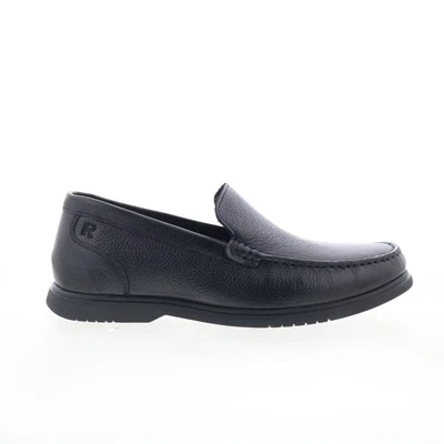 Rockport Jensen Mens Black Leather Slip On Loafers & Slip Ons Casual Shoes - Image 1 of 4