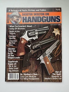 Skeeter Skelton On Handguns Shooting Times 1980 Firearms Reference Vintage - Picture 1 of 16