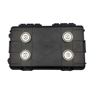 Magnetischer Schlüsselhalter unter Auto unter Auto Wasserdicht Versteckte Stash Box Schlüsselversteck - Bild 1 von 12