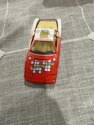 Vintage 1984 Ferrari Testarossa Car Toy Tilt Light Red SS-913 Licensed Pull Back - Image 1 of 4