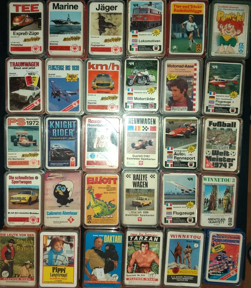 Quartett Kartenspiele: ASS, FX Schmid, Berliner Spielkarten, Top ASS - Auswahl - Bild 1 von 1