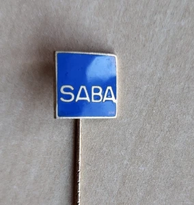 Vintage enamel SABA Radio logo emblem pin badge anstecknadel - Picture 1 of 2
