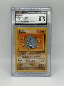 Rhyhorn 61/64 - 1999 Pokemon Dschungel 1. Auflage - CGC 8,5 NM/Neuwertig + - Bild 1 von 1