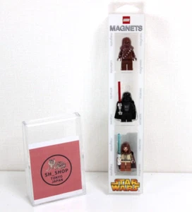 LEGO Star Wars Minifigure Magnet 851228 Chewbacca Darth Vader Obiwan Kenobi - Picture 1 of 5