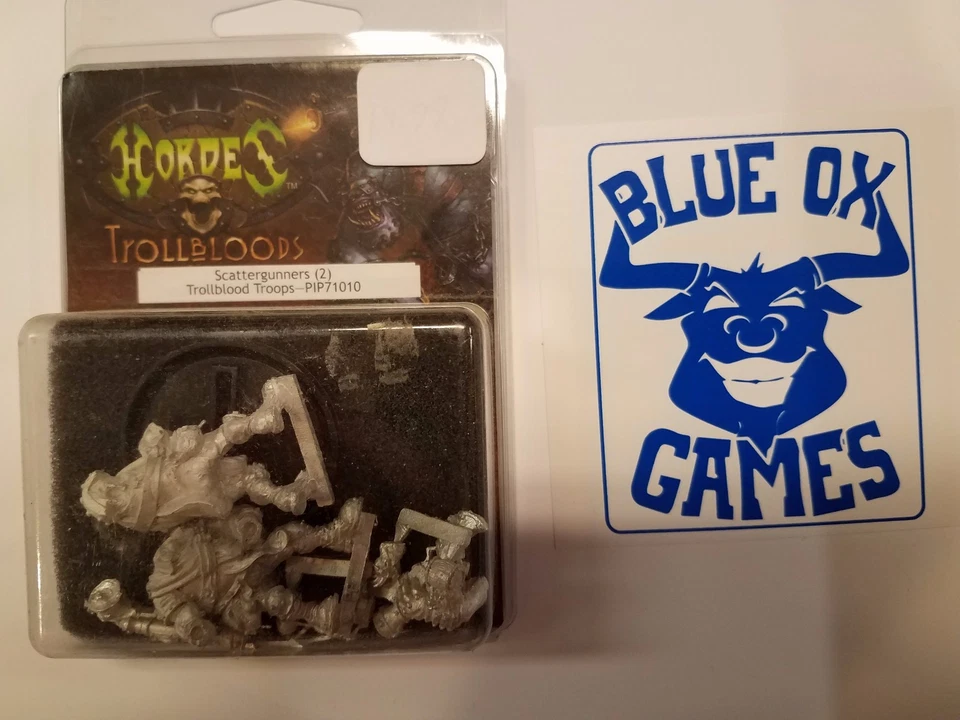 Warmachine Hordes Scattergunners (2) Trollblood Troops PIP71010 - Image 1 of 1