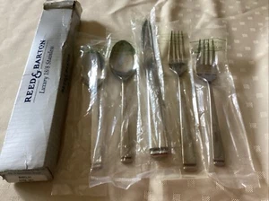 Reed & Barton Barclay 5-teiliges Gedeck unbenutzt Edelstahl 18/8 Japan Besteck - Bild 1 von 7