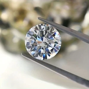 4 Ct Loose Lab Grown Brilliant Round Cut Diamond Natural D Color VVS1 Certified - Picture 1 of 8