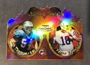 2000 Topps Gold Label Holiday Match-Ups Fall #T9 Zach Thomas Peyton Manning - Picture 1 of 2