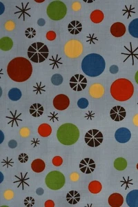 Tela Riley Blake Scoot por Deenarutter puntos, círculos azul por yarda C2722 - Imagen 1 de 3