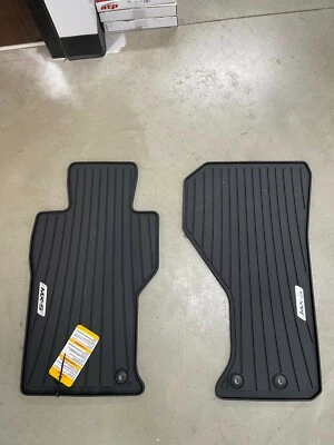 GENUINE MAZDA 2016+ MX-5 Miata Black Rubber All Weather Floor Mats (0000-8B-D30) - Image 1 of 2