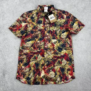 The North Face Mens Small Baytrail Short Sleeve Button Down Shirt Summit Gold - Picture 1 of 8