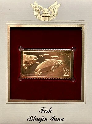 Golden Replicas United States Stamp - 1986 - Fish Bluefin Tuna - Image 1 of 3