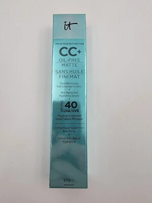 It Cosmetic Your Skin But Better CC+ Oil-Free Matte w/ SPF40 Medium 1.08oz 09/25 - Image 1 of 4