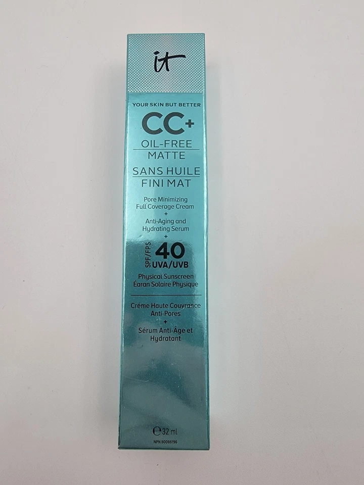 It Cosmetic Your Skin But Better CC+ Oil-Free Matte w/ SPF40 Medium 1.08oz 09/25 - Image 1 of 4