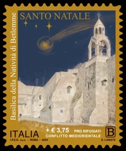 FRANCOBOLLO ITALIA 2024 MNH "NATALE RELIGIOSO" + 3,75 SOVRATASSA Pro Rifugiati - Foto 1 di 1