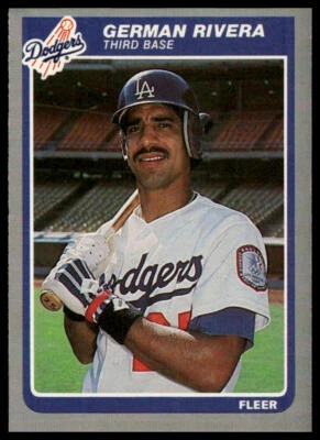 1985 Fleer #382 German Rivera - Image 1 of 2
