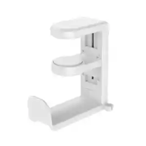 360° Rotating Headphone Stand Desktop Headset Holder Headset Desk Hanger White - Picture 1 of 7