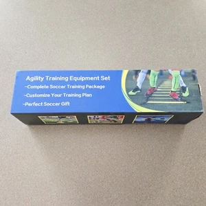 Soccer Agility Training Equipment Set Speed Kit Kids Cones Ladder Kick Trainer - Picture 1 of 8