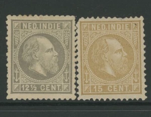 NETH. INDIES, COMO NUEVO, #10, 11, OG LH, LIMPIO, SÓLIDO Y CENTRADO - Imagen 1 de 1