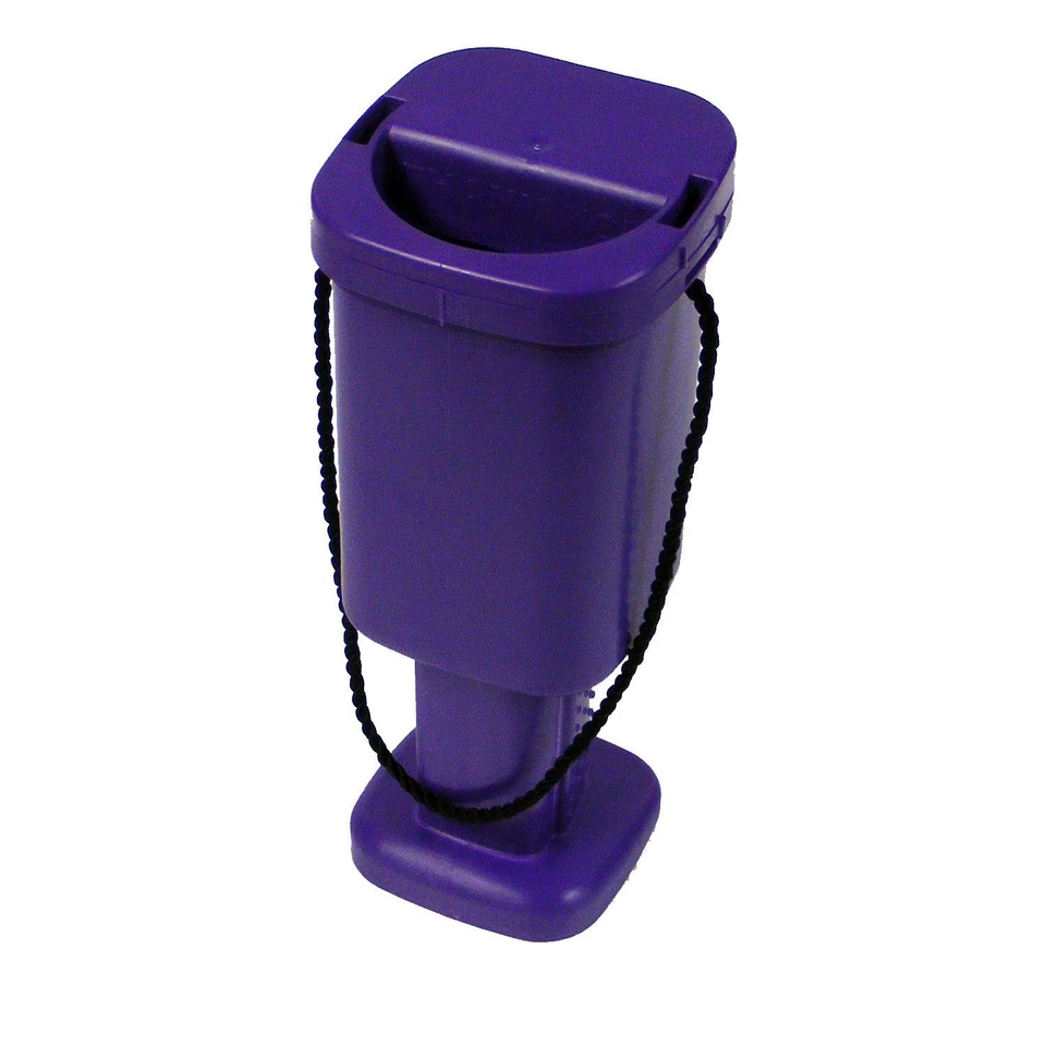 Purple Square Charity Money Collection Box / Tin. Charity Fundraising Donations - Image 1 of 1