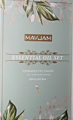 MAYJAM Pure Essential Oil Set 28pc Gift Kit for Diffuser sealed Exp: 07/25 - Image 1 of 2