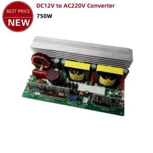DC12V zu AC220V Konverter Platine 2CH unabhängiges Netzteil 750W reine Sinuswelle - Bild 1 von 2