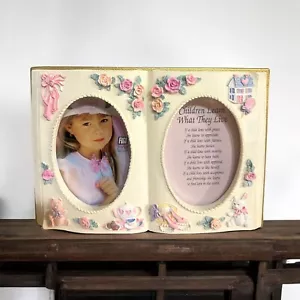 Vintage Figi Graphics resin collage photo frame easel or hanging - Picture 1 of 16