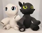 Build a Bear How To Train Your Dragon Light Fury and Toothless With Clothes READ